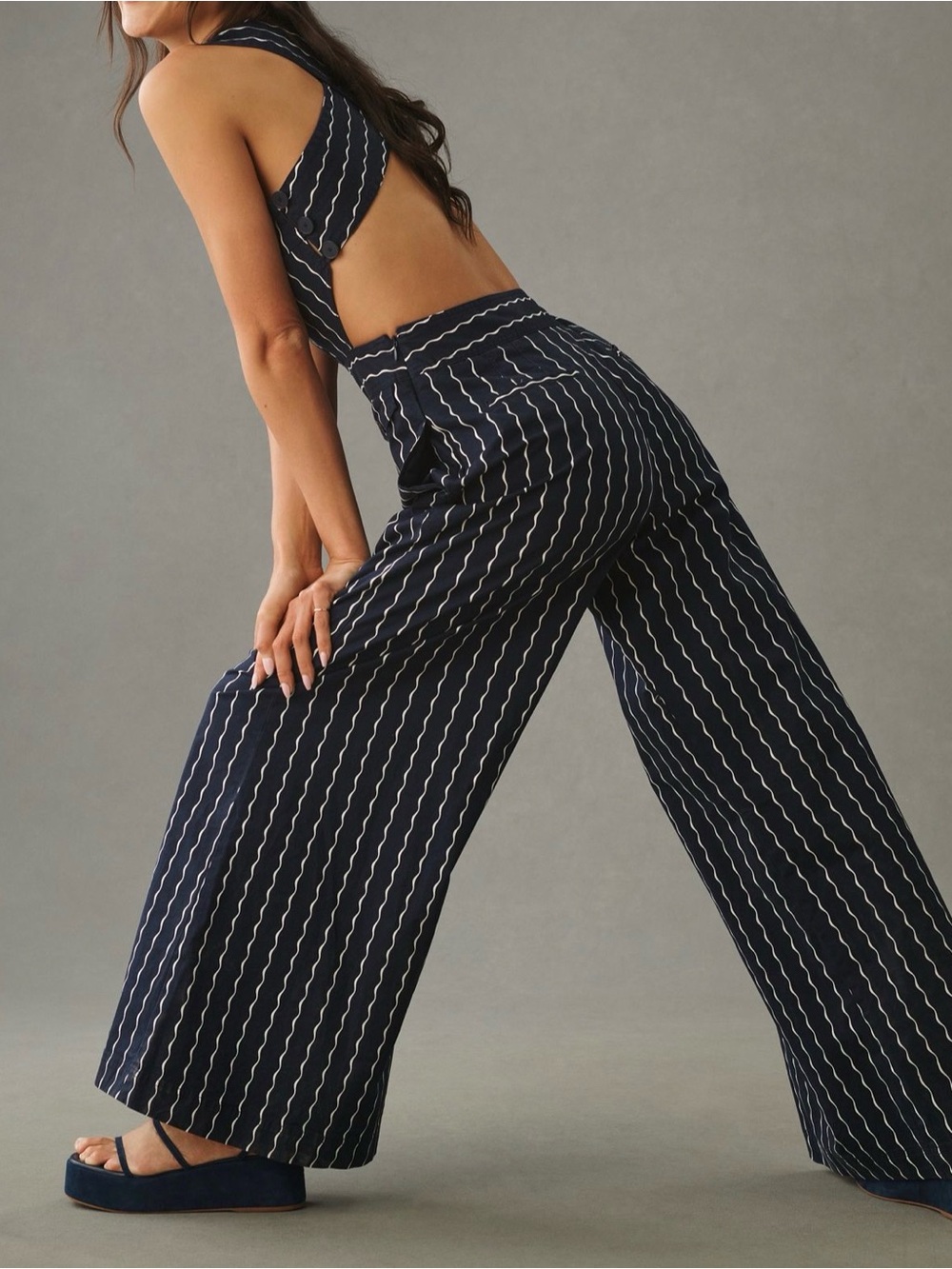 Maeve- Anthropologie Pinafore Jumpsuit - Picture 4 of 12